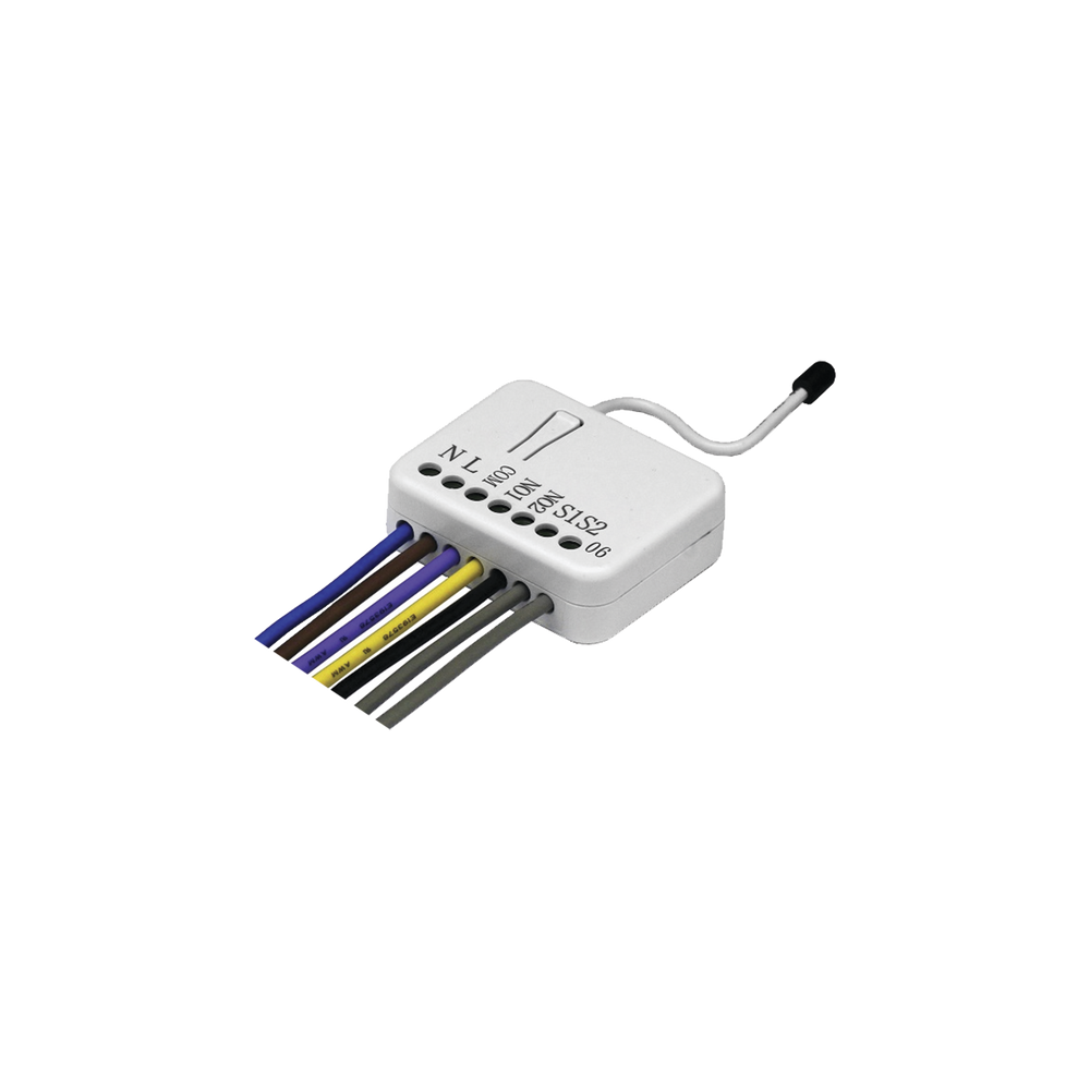 Modulo de relevador Z-WAVE doble relay, remplaza al modelo TZ06.