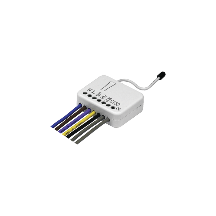 Modulo de relevador Z-WAVE doble relay, remplaza al modelo TZ06.