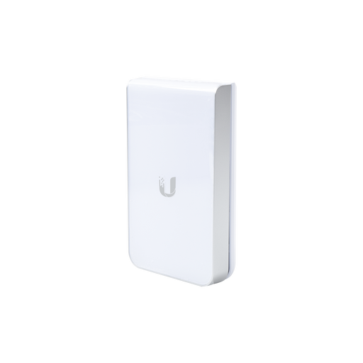 Access Point UniFI doble banda cobertura 180&deg; MIMO 2x2 diseño placa de pared con dos puertos adicionales, hasta 100 usuarios Wi-Fi