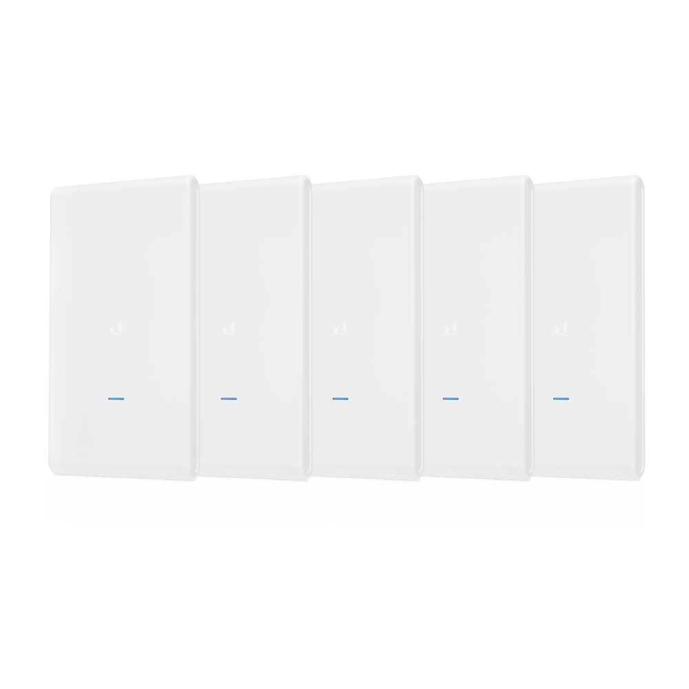 5 Access Point UniFi doble banda para exterior, antena integrada 360°; 802.11ac MIMO 3X3, hasta 250 usuarios concurrentes