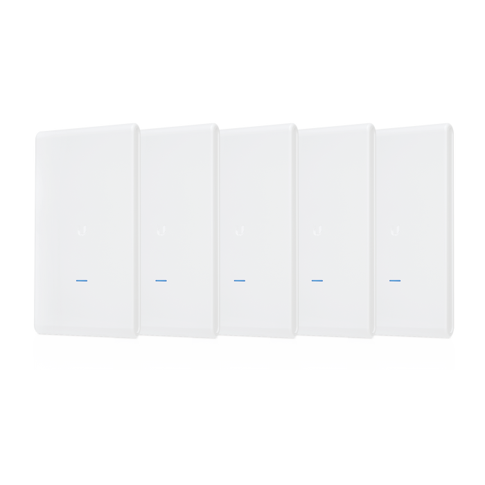 5 Access Point UniFi doble banda para exterior, antena integrada 360°; 802.11ac MIMO 3X3, hasta 250 usuarios concurrentes