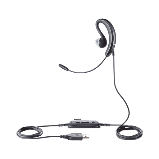 Jabra UC Voice 250 Auricular ligero y portátil, con brazo articulado flexible, certificado Microsoft Skype Empresarial, conexión USB 2507-823-109