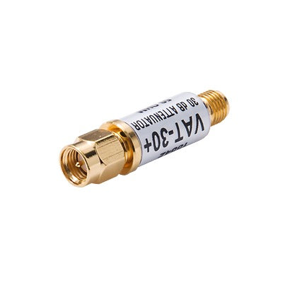 Atenuador 30 dB, 0.5 W, Conectores SMA Macho-Hembra, CD-6 GHz.