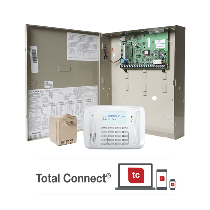 Panel de Alarma Residencial/Comercial VISTA 21IP con Módulo IP incluído para conexión a AlarmNet y Teclado Alfanumerico con Receptor Inalambrico 6162RF