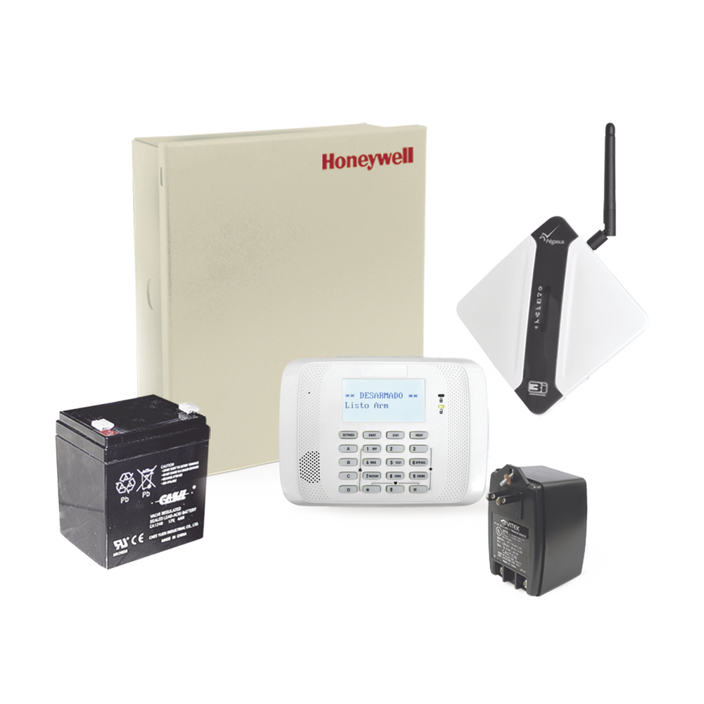 Kit de Alarma VISTA48LA con Comunicador Universal PEGASUSNXII Gprs y Ethernet