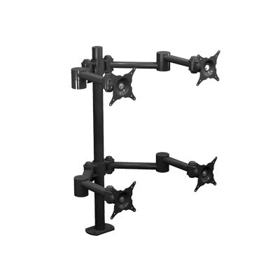 Soporte articulado Quad de 28" para Cuatro Monitores