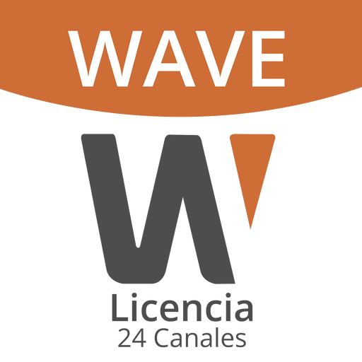 Licencia de 24 Canales de Grabación Wisenet Wave Profesional