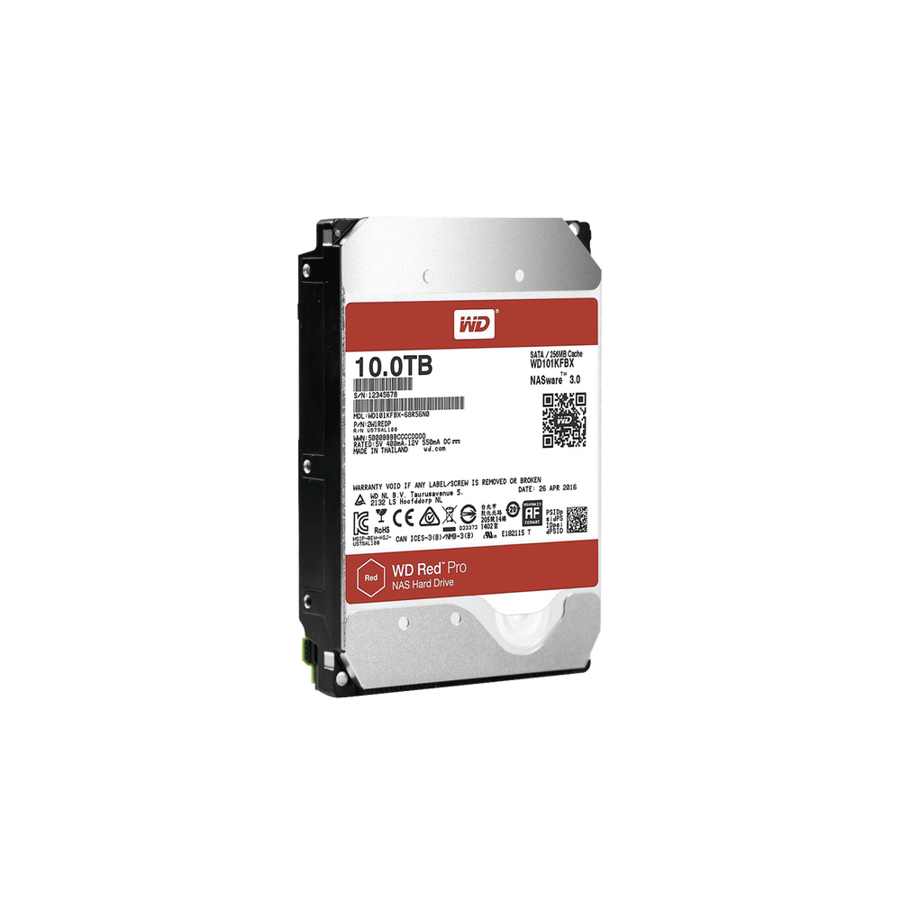 Disco duro WD 10 TB / 7200 RPM / Optimizado para NAS