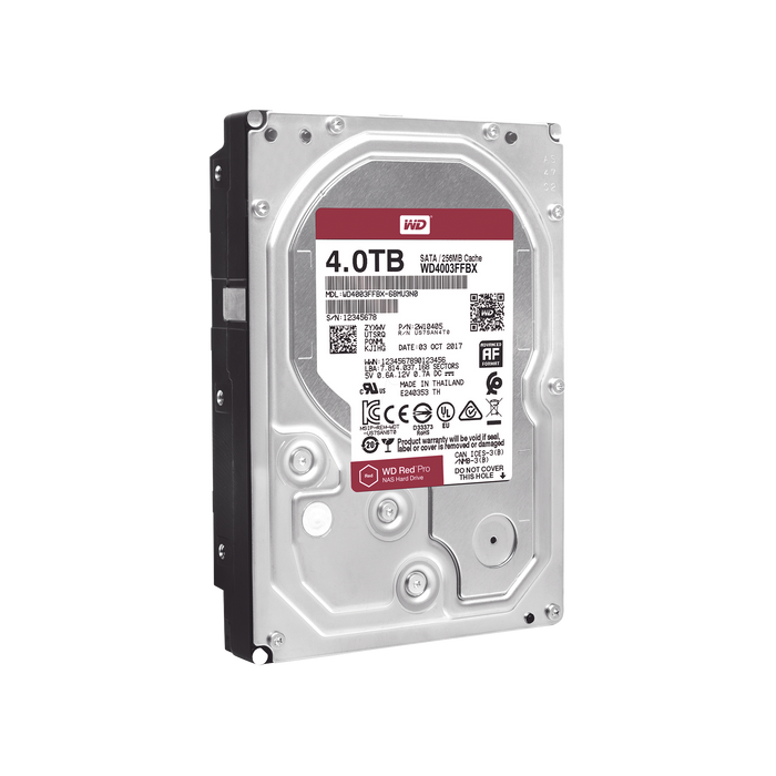 Disco duro WD 4 TB / 7200 RPM / Optimizado para NAS