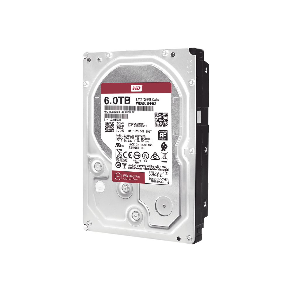 Disco duro WD 6 TB / 7200 RPM / Optimizado para NAS