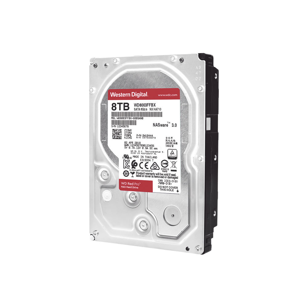 Disco duro WD 8 TB / 7200 RPM / Optimizado para NAS