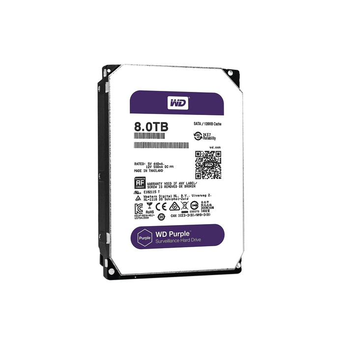 Disco duro WD de 8TB / 5400RPM / Optimizado para Videovigilancia