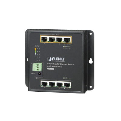 Switch Industrial administrable de Pared de 8 puertos Gigabit con 4 puertos PoE+ 802.3at