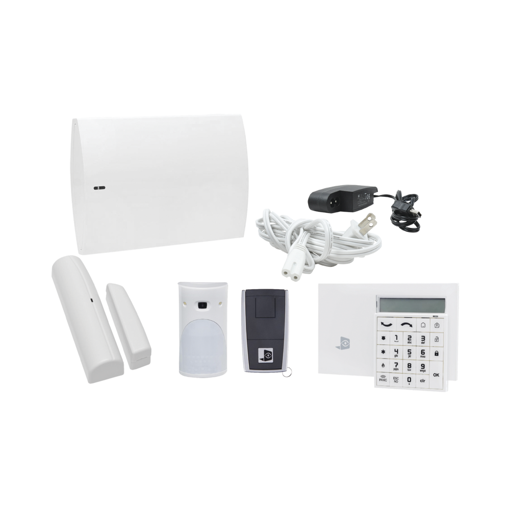 Kit de Panel de alarma inalámbrico. Con Videoverificacion a color, hasta 24 PIR con Cámara. Comunicador 3G / IP incluidos