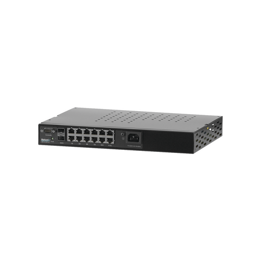 Switch WISP PoE Administrable de 14 puertos (12 PoE Gigabit + 2 SFP) 400W, entrada de 110/220VCA