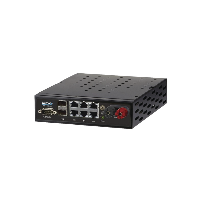 Switch WISP PoE pasivo Administrable de 8 puertos (6 PoE Gigabit + 2 SFP) entrada de 9-72 Vcd