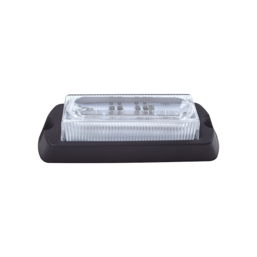 Luz Auxiliar Ultra Brillante X13 de 4 LEDs, color Rojo, con mica transparente.