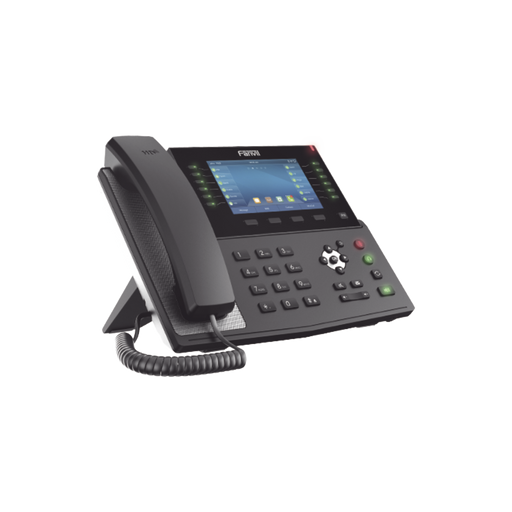 Teléfono IP empresarial para 20 lineas SIP, pantalla a color de 5", Bluetooth integrado, PoE y hasta 60 botones DSS con doble puerto Gigabit