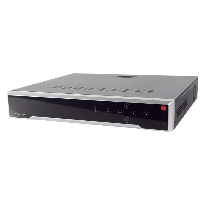 NVR de 16 canales Serie Performance / H.265+ / 16 Puertos PoE+ / Grabación hasta 12 MP / 4 Bahías para Disco duro / PoE hasta 300 metros