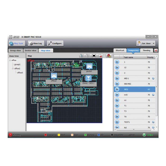 Software de administración X-SMART (Servidor)