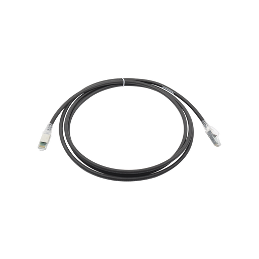 Patch Cord Z-MAX Cat6A S/FTP, CM/LS0H, 7ft, Color Negro, Versión Bulk (Sin Empaque Individual)