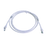Patch Cord Z-MAX Cat6A S/FTP, CM/LS0H, 7ft, Color Blanco, Versión Bulk (Sin Empaque Individual)