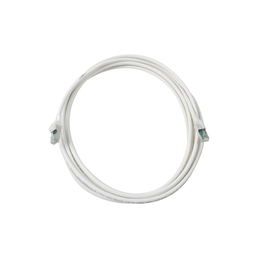 Patch Cord Z-MAX Cat6A S/FTP, CM/LS0H, 15ft, Color Blanco