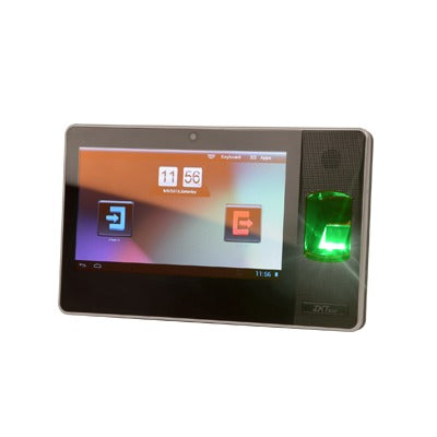 Terminal de Biometría y Proximidad Basada en Android / Para Tiempo y Asistencia / 6,000 Huellas / Cámara de 1.3M / LCD de 7" /