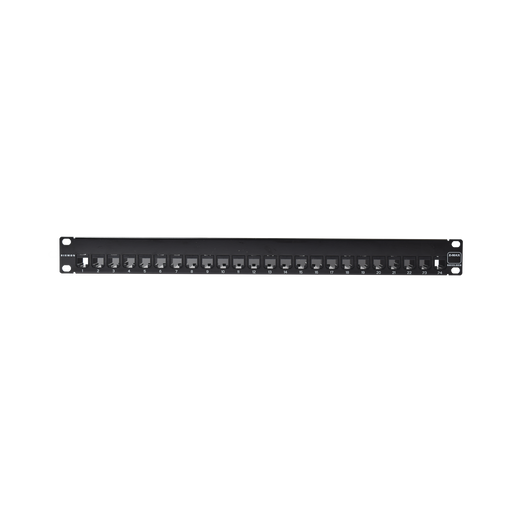 Patch Panel Z-MAX, Blindado, de 24 puertos, Modular, Plano, 1UR