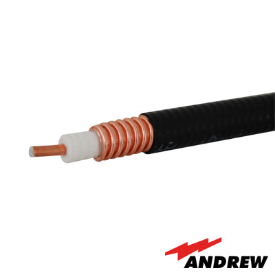 Cable coaxial HELIAX de 1/2", cobre corrugado, blindado, 50 Ohms