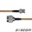 Cable Coaxial RG-142/U de 110 cm, con Conectores BNC Macho a N Macho.