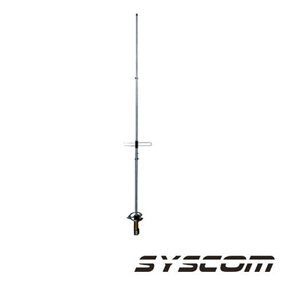 Antena Base UHF, Omnidireccional, Rango de Frecuencia 450 - 470 MHz.