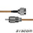 Cable Coaxial RG-142/U de 110 cm, con conectores N Macho a UHF Macho (PL-259).