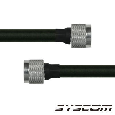 Cable Coaxial RG-214/U de 110 cm, en 50 Ohm, 0.425", CD-4 GHz, con Conectores N Macho a N Macho.