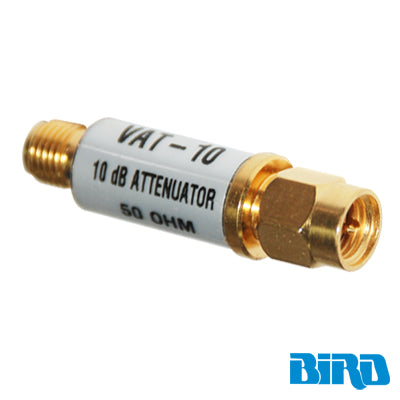 Atenuador 10 dB, 1 W, Conectores SMA Macho-Hembra, CD-6 GHz.